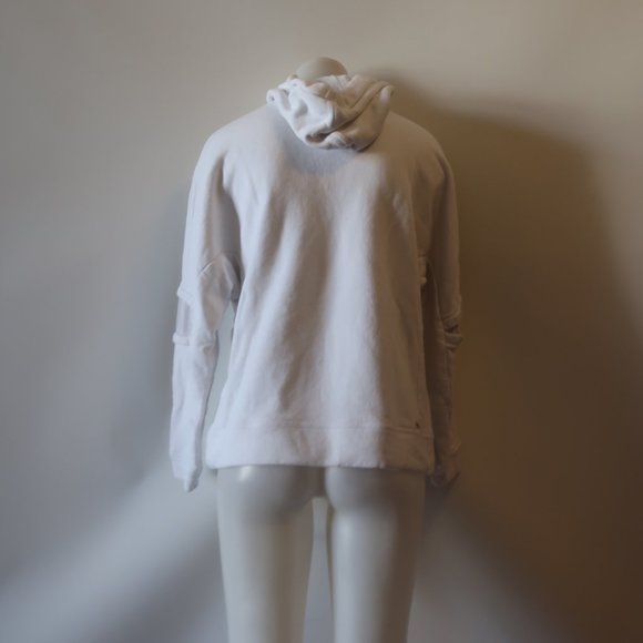 Womens Alala White Hoodie Sweatshirt Top XS * - Picture 7 of 11